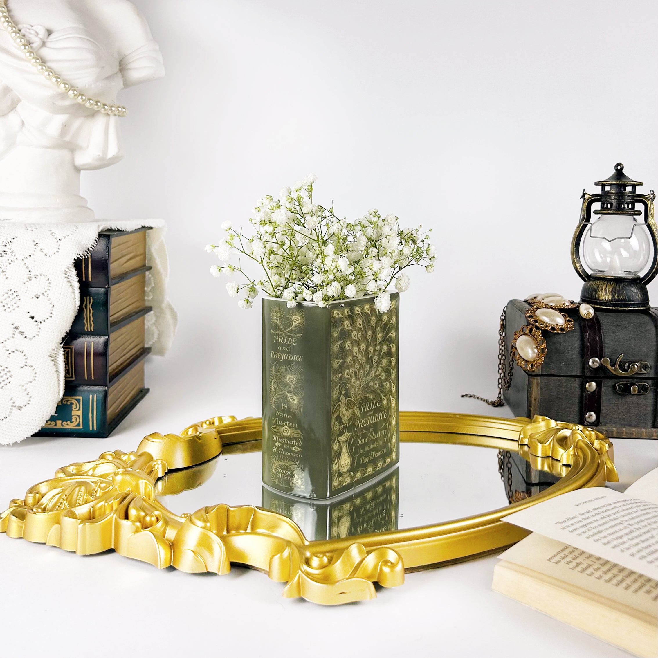 Pride and Prejudice Ceramic Book Vase - Small