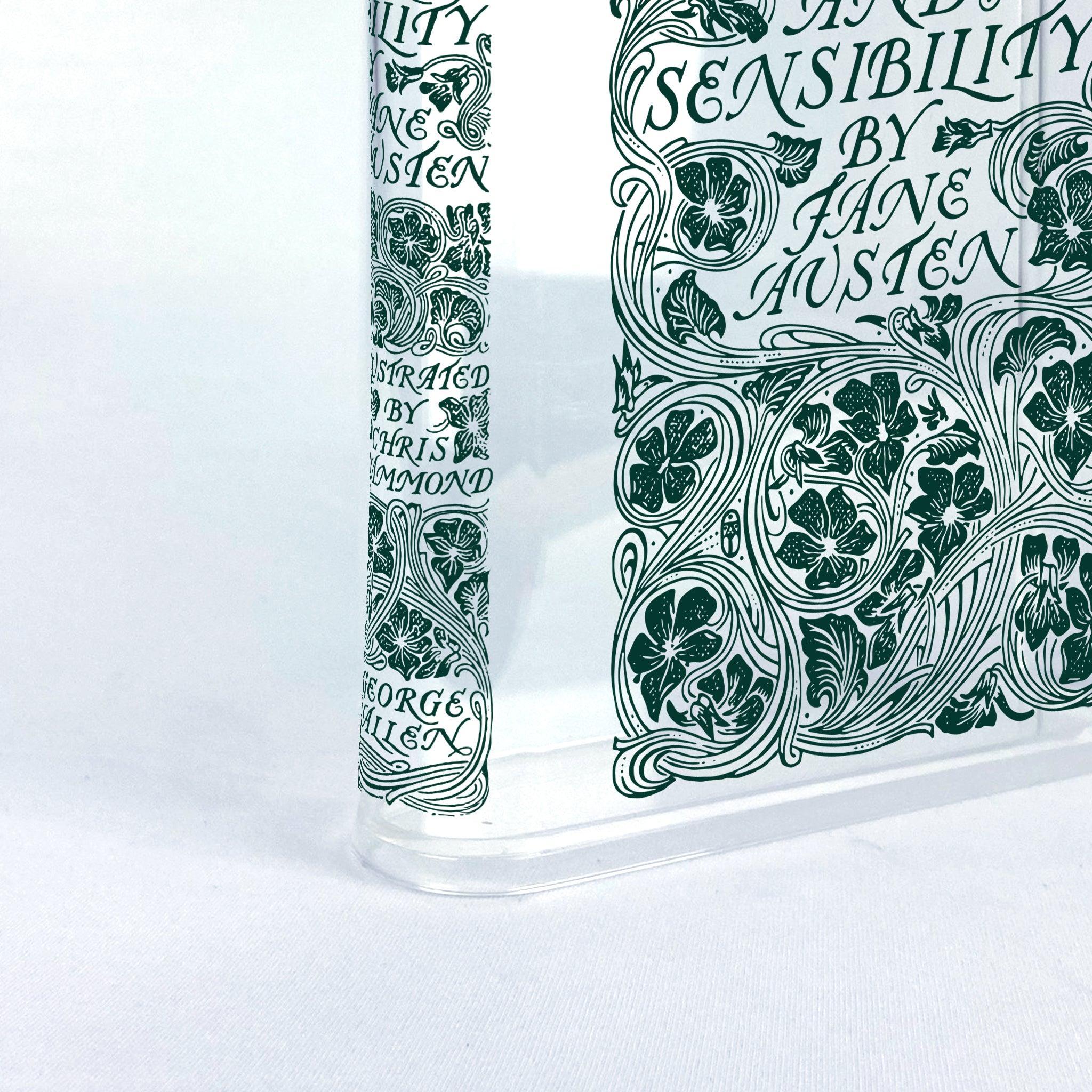 Sense and Sensibility Acrylic Book Vase