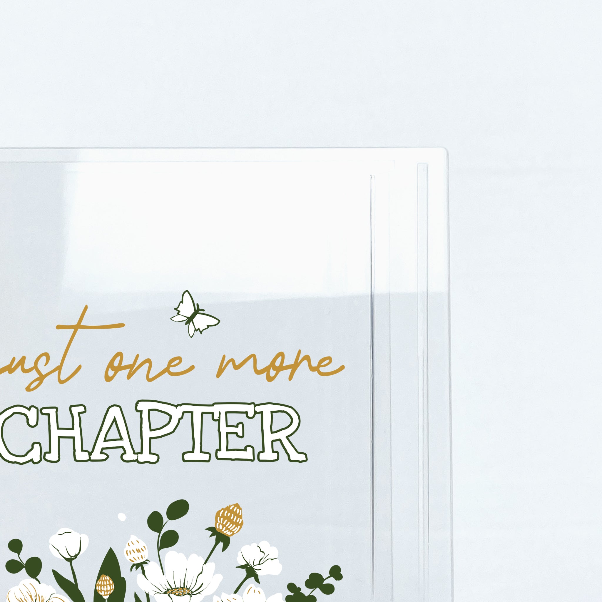 Just One More Chapter Acrylic Book Vase - Colorful