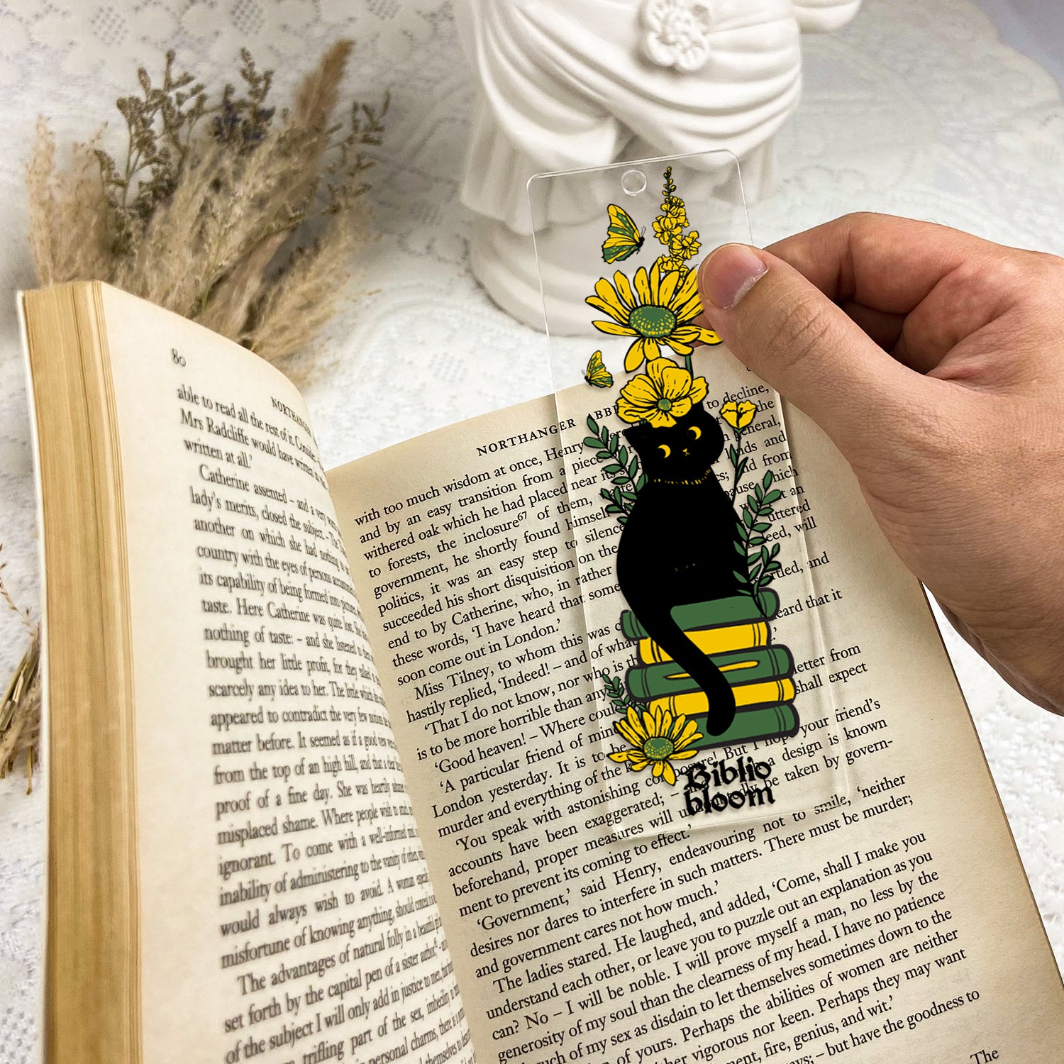 Cat Acrylic Bookmark