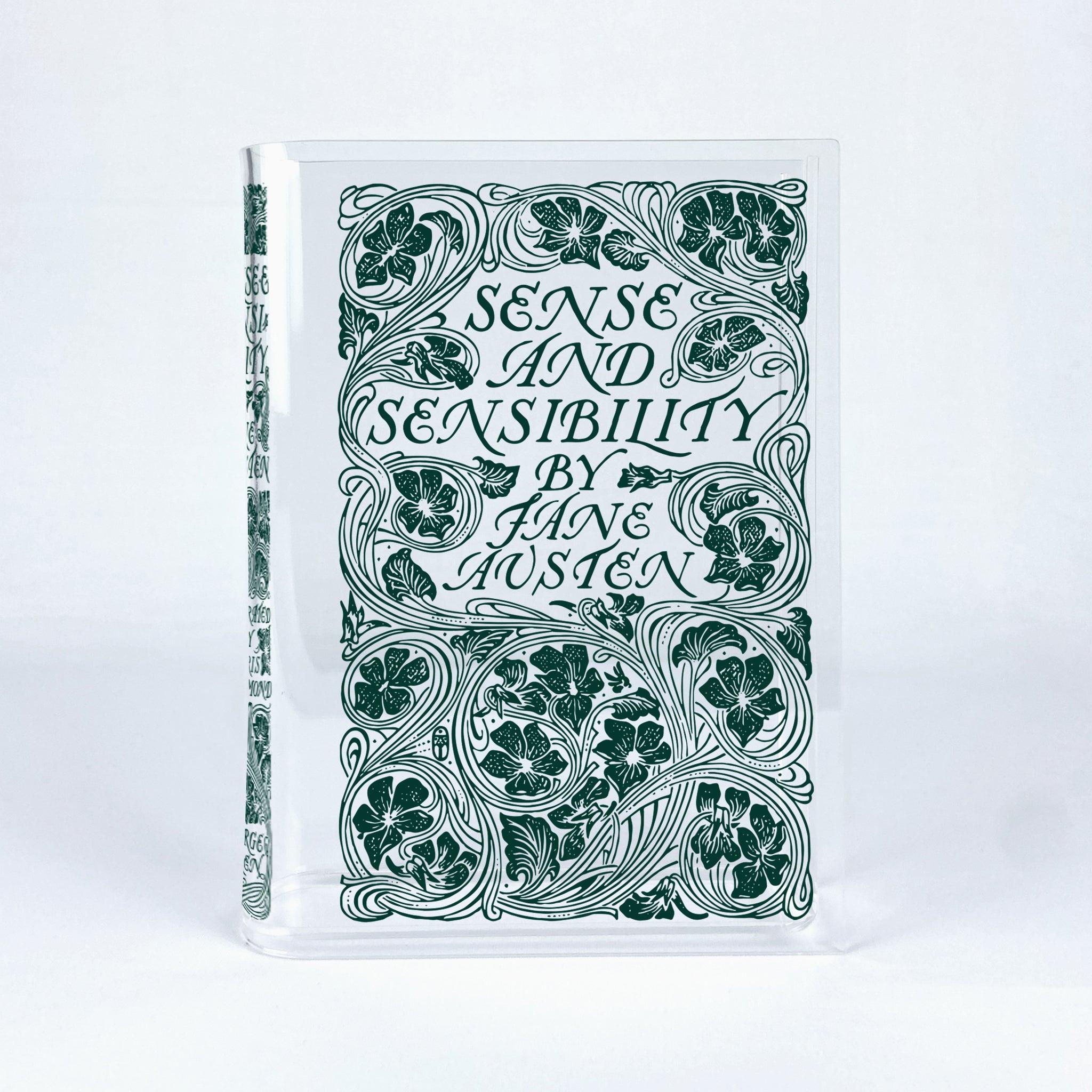 Sense and Sensibility Acrylic Book Vase