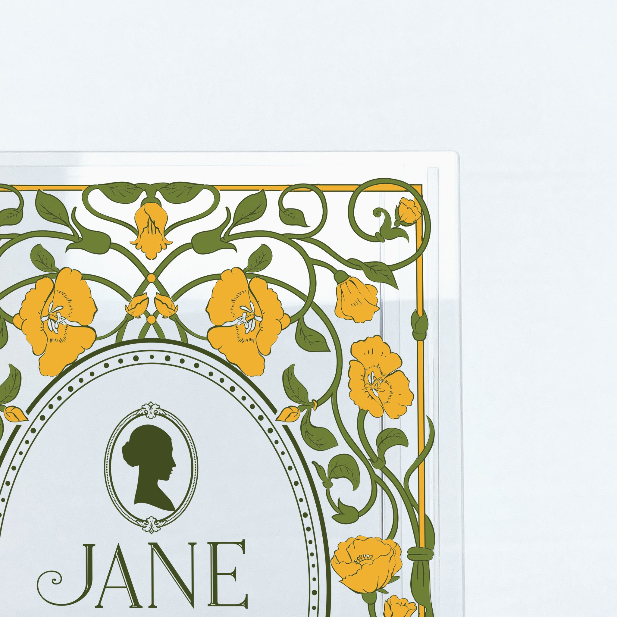 Jane Eyre Acrylic Book Vase - Colorful