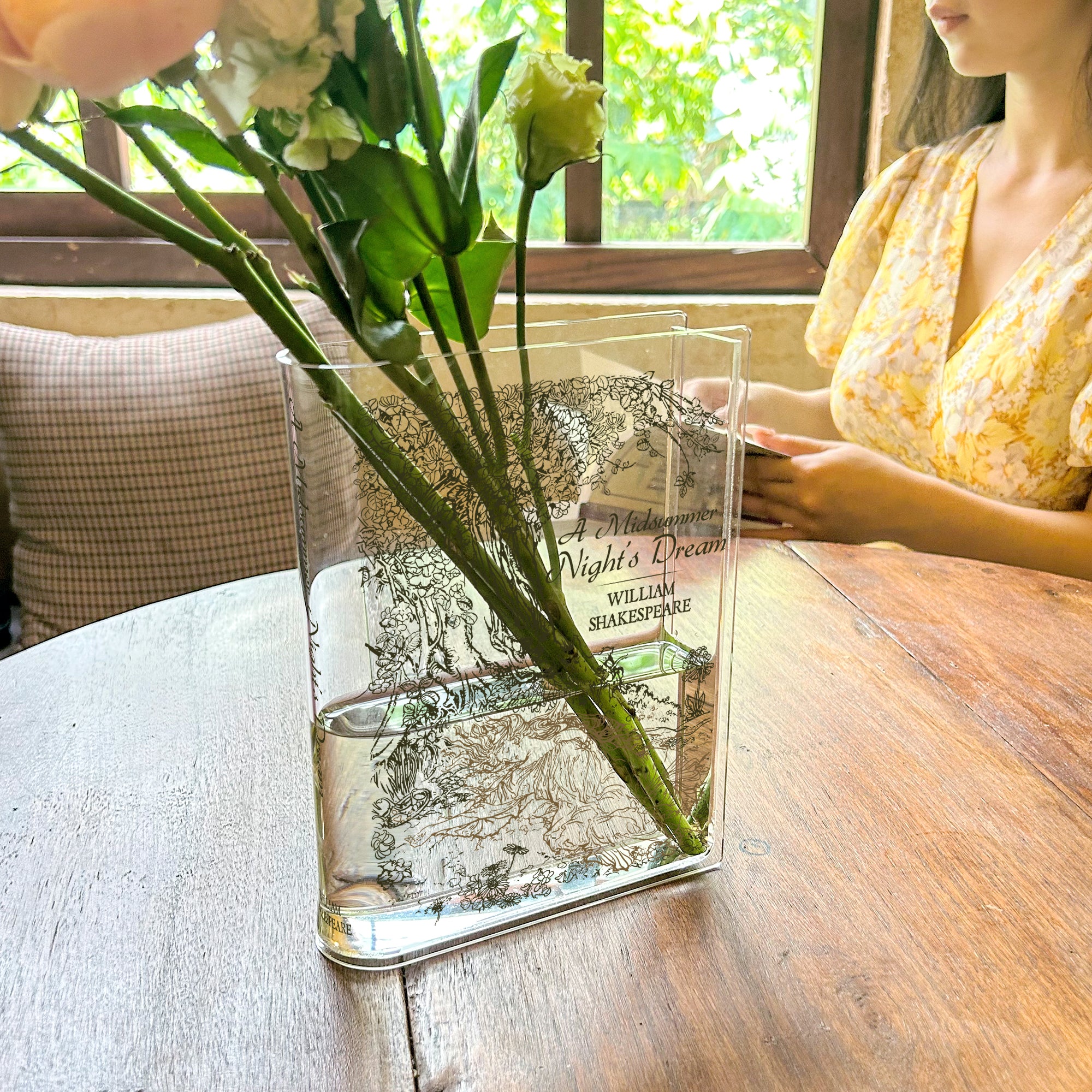 A Midsummer Night's Dream Acrylic Book Vase