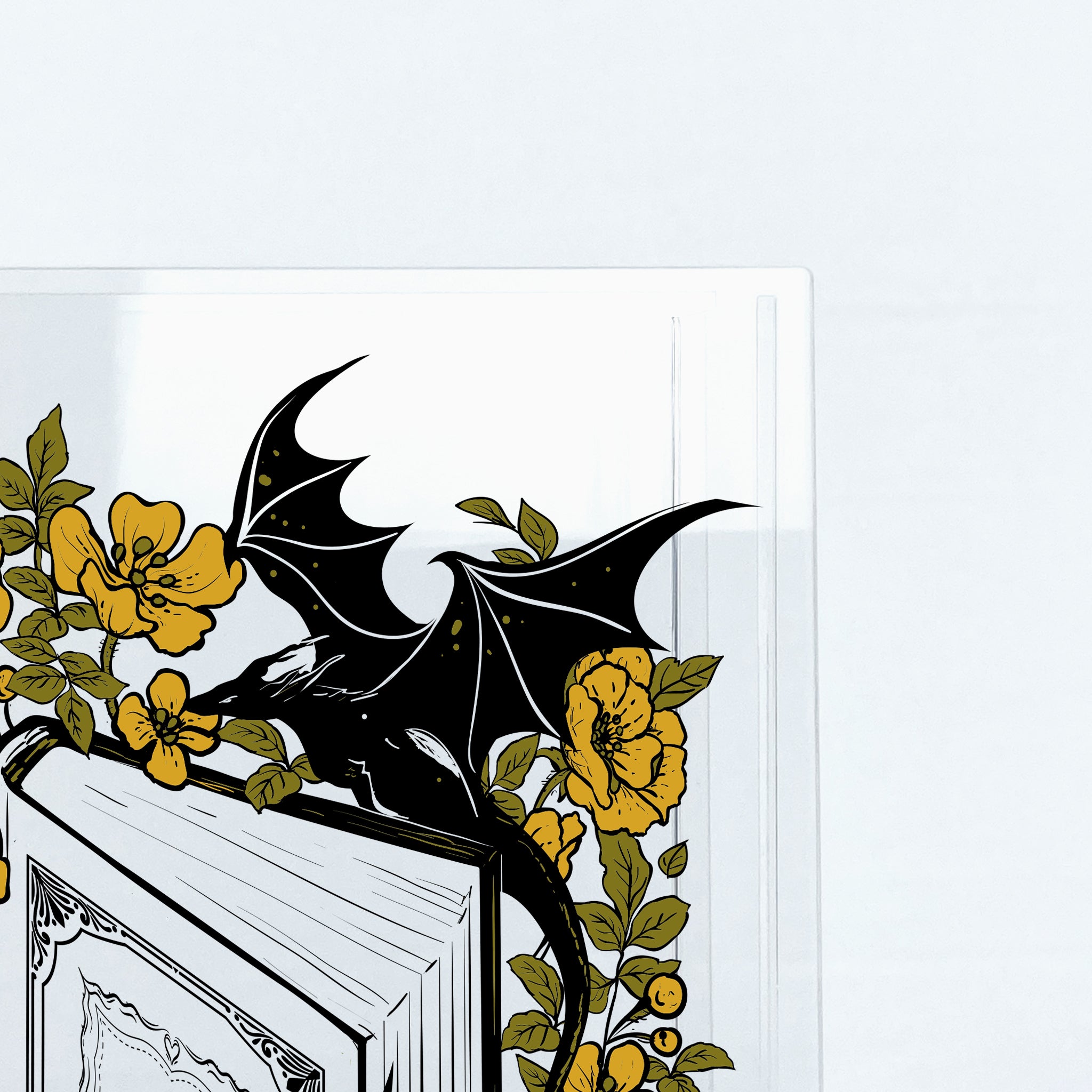 Dragon Acrylic Book Vase