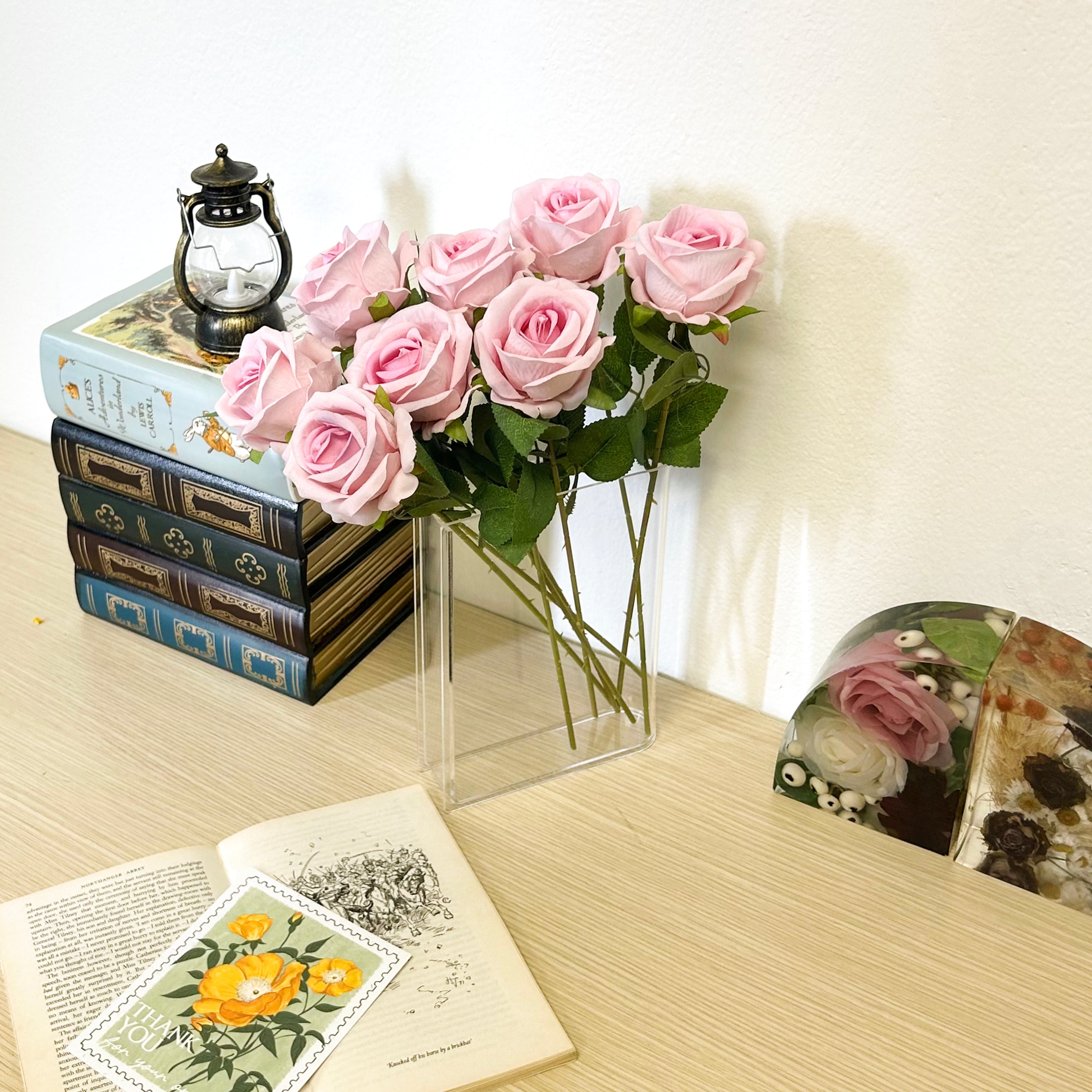 8PCS Artificial Roses