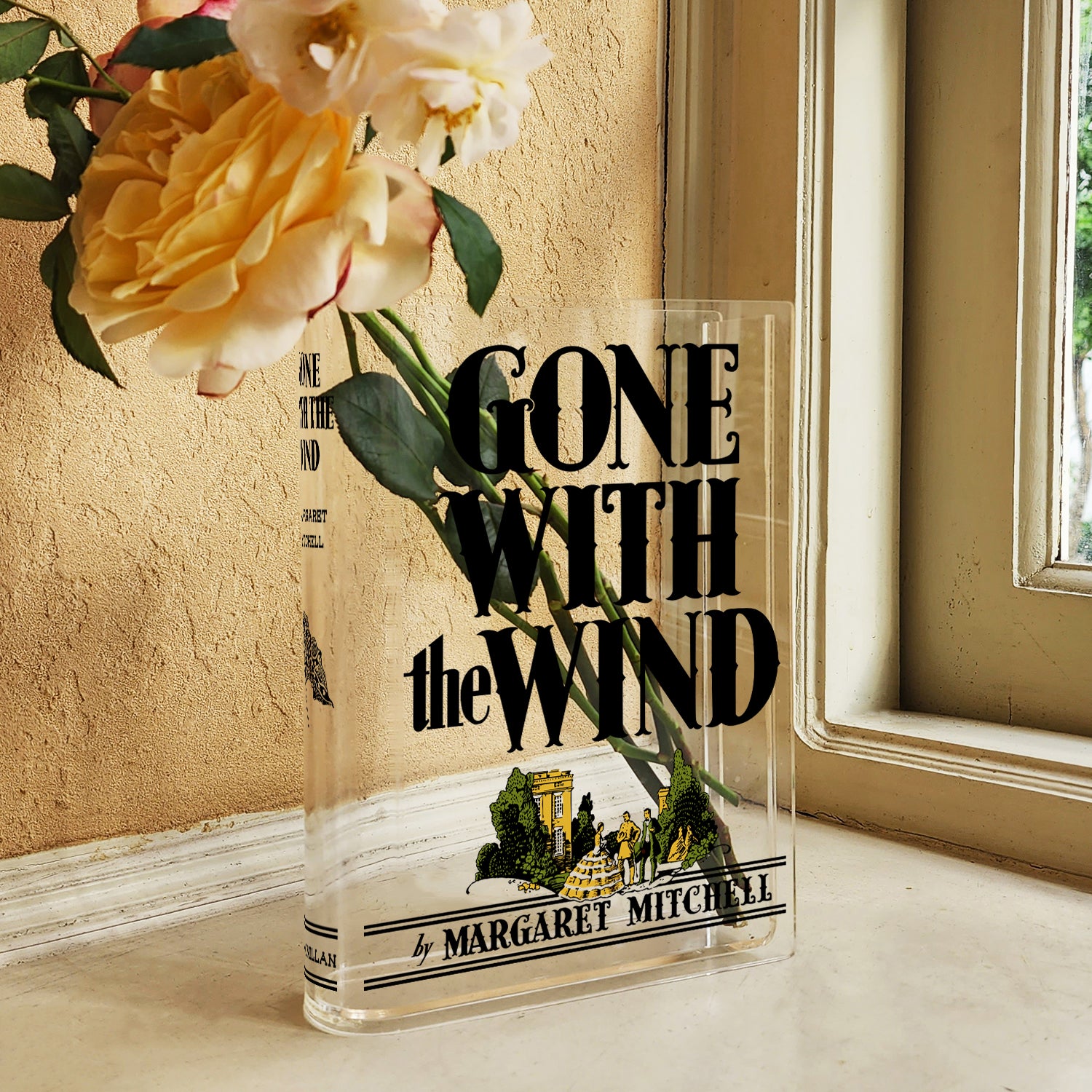 Gone with the Wind Acrylic Book Vase