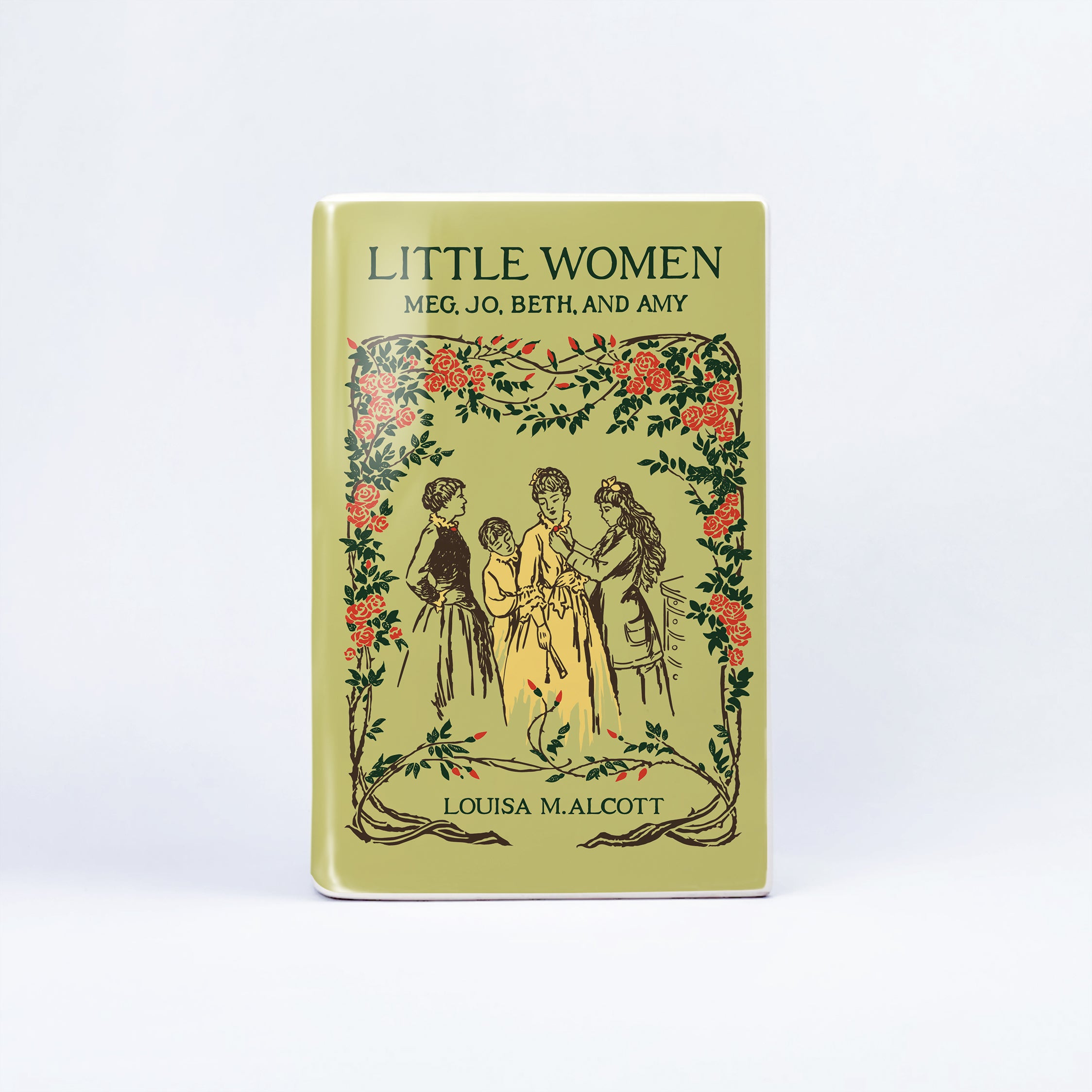 Little Women Ceramic Book Vase - Large