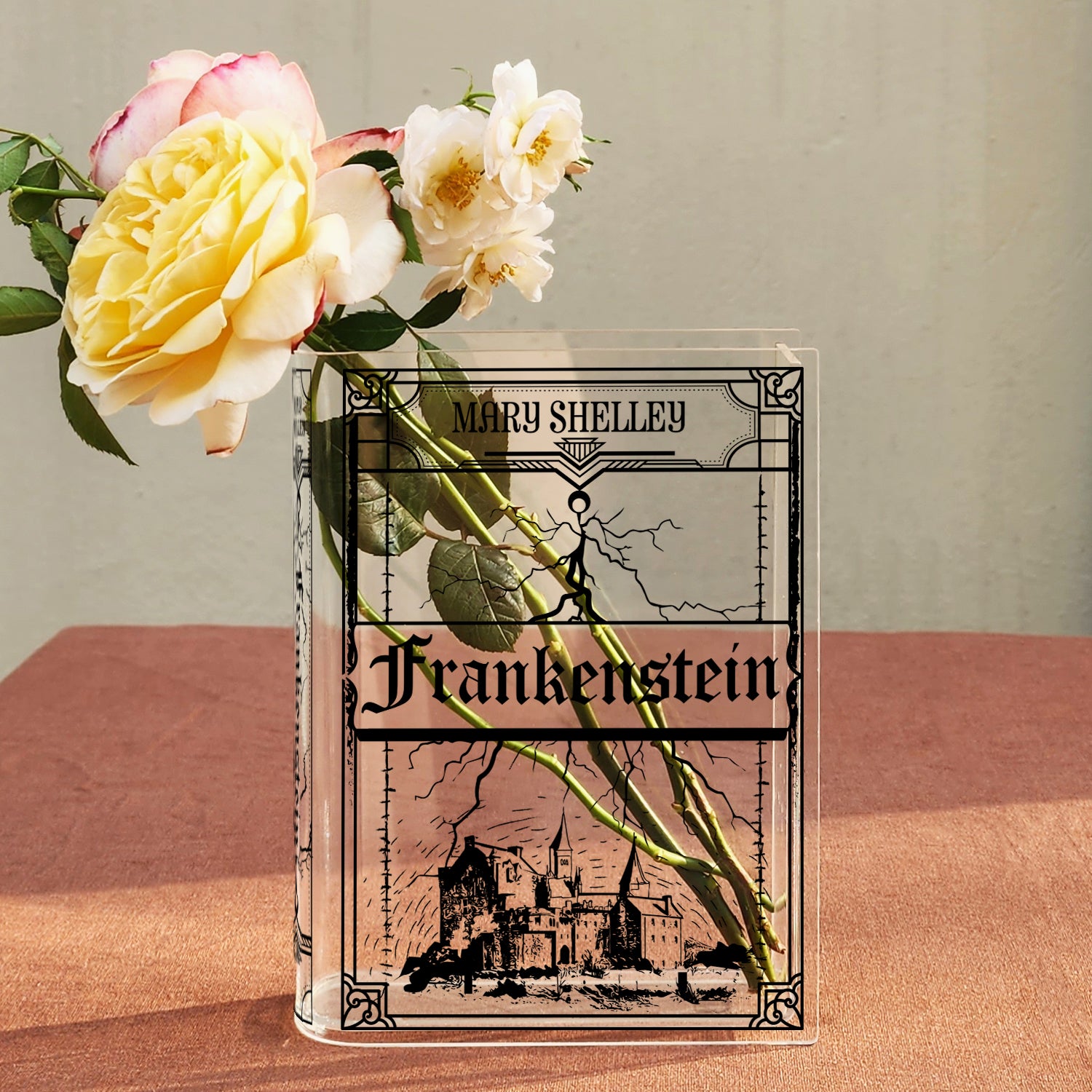 Frankenstein Acrylic Book Vase