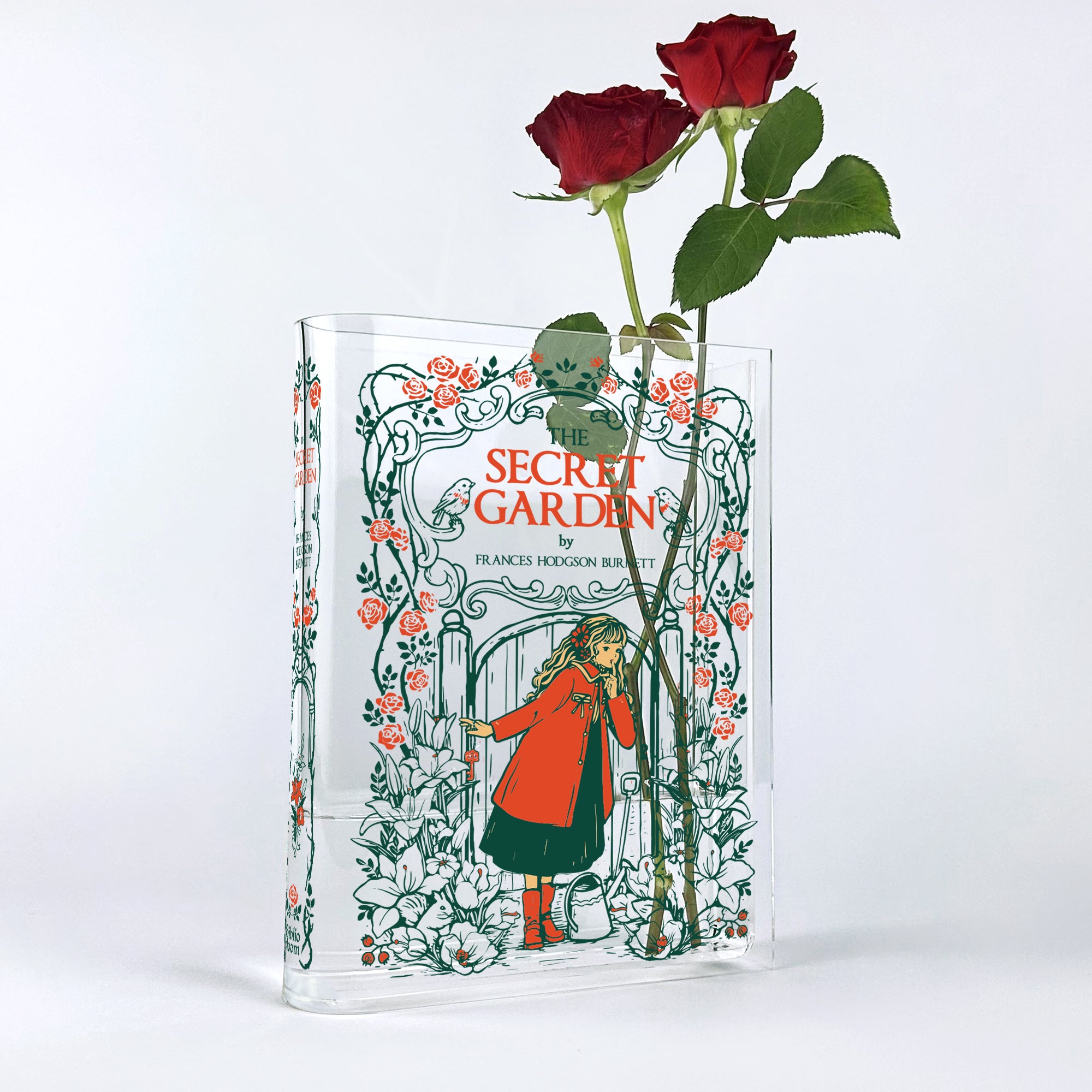 The Secret Garden Acrylic Book Vase - Blonde