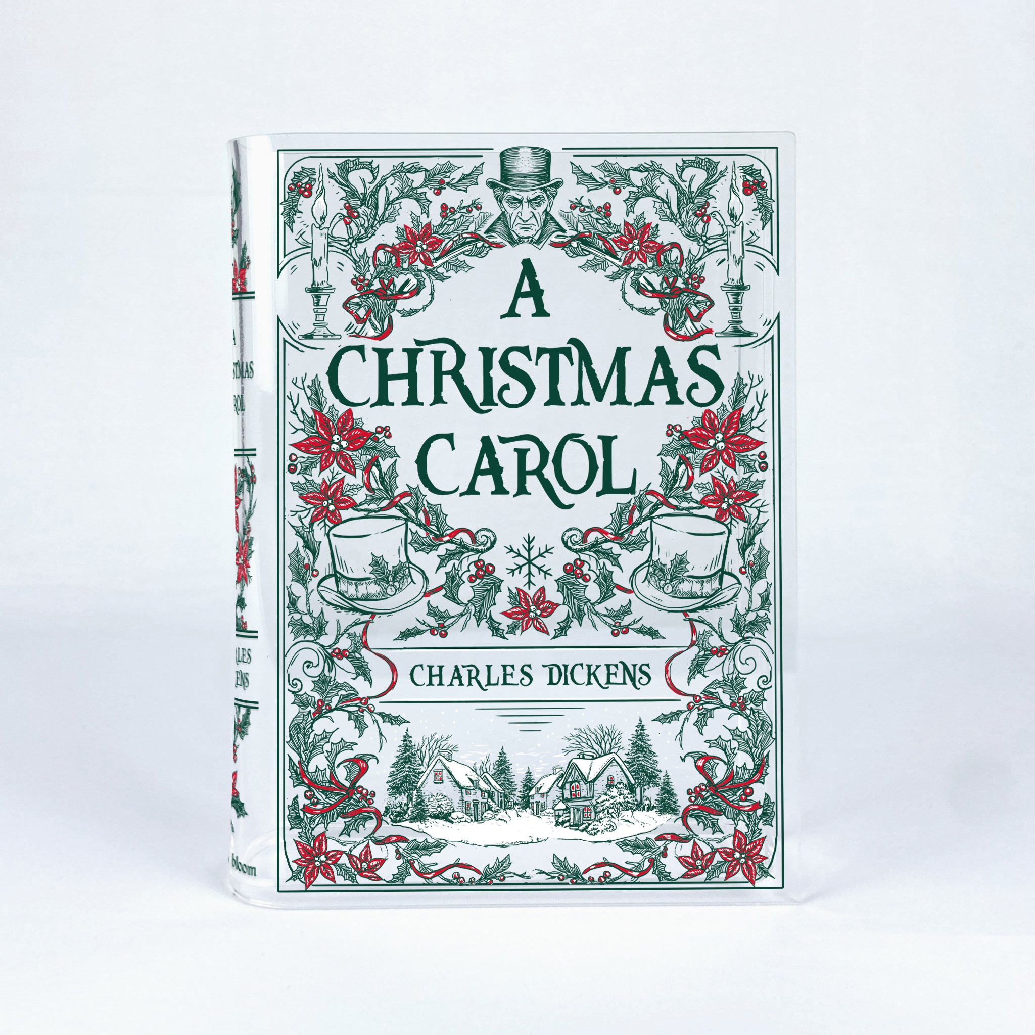 A Christmas Carol Acrylic Book Vase