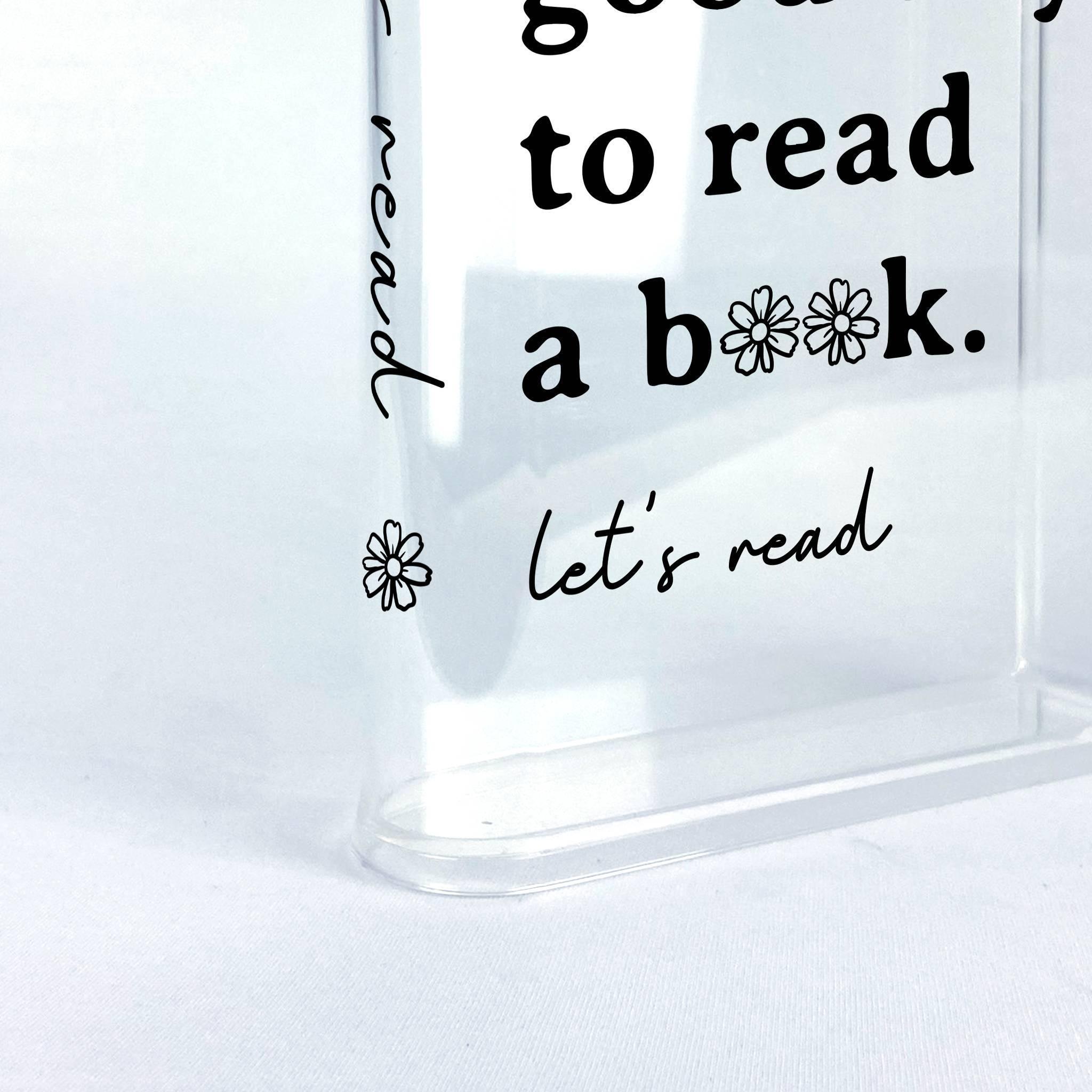 Good Day To Read A Book Acrylic Book Vase