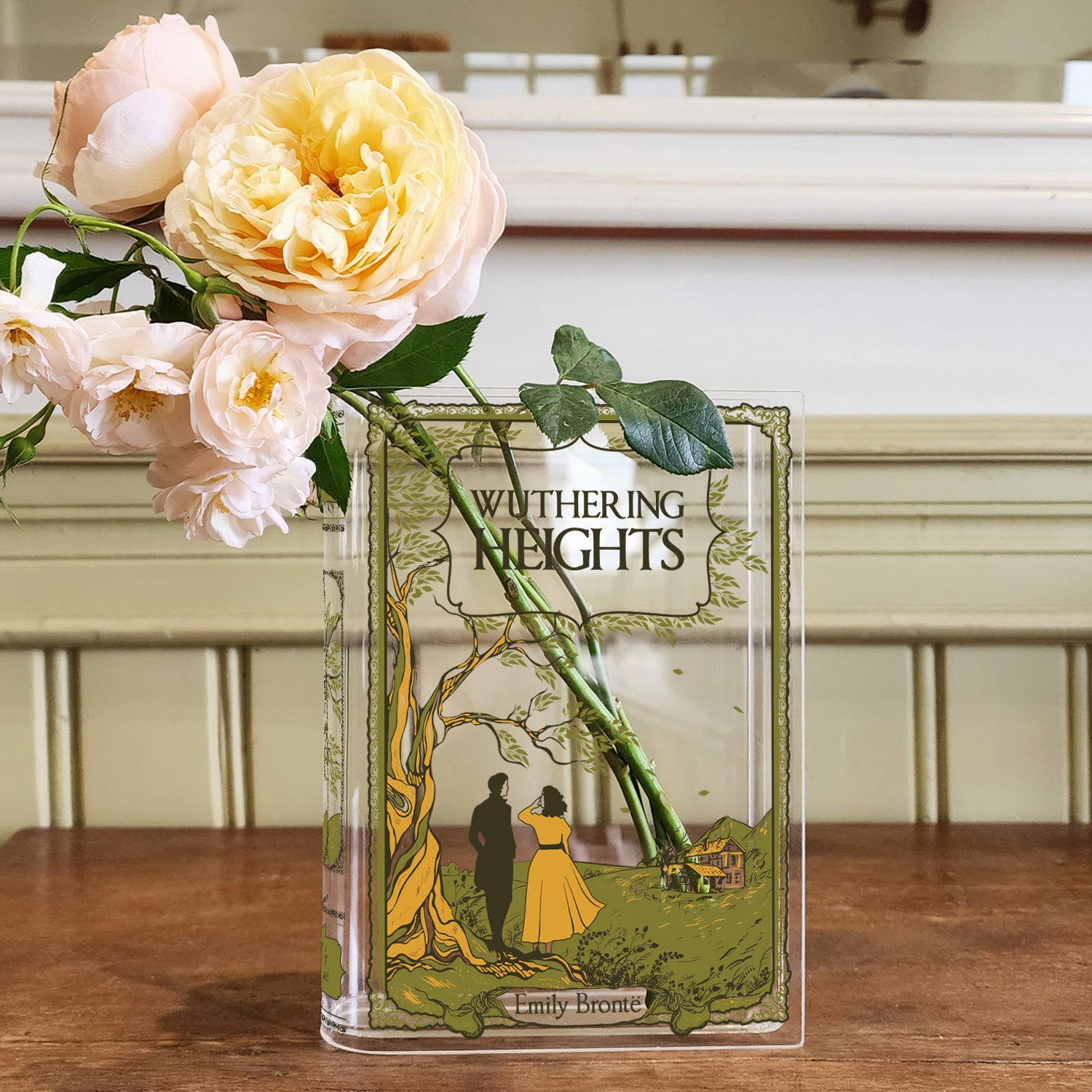 Wuthering Heights Acrylic Book Vase - Colorful