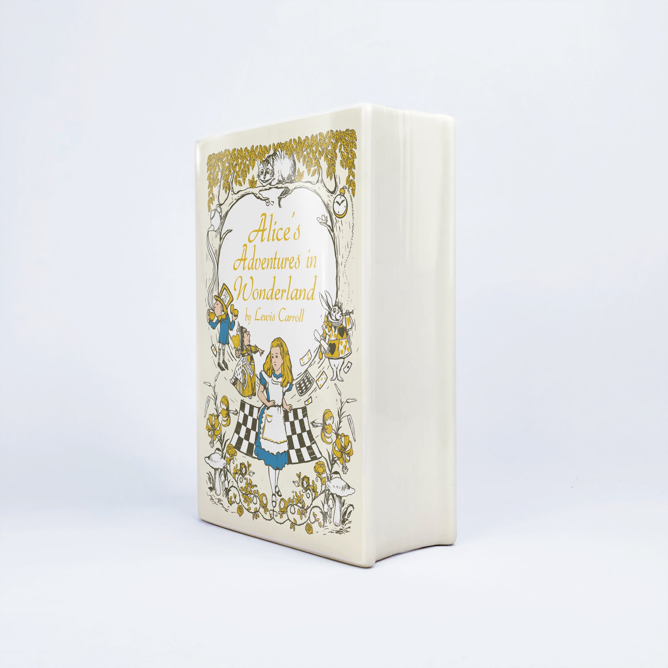 Alice in Wonderland Ceramic Book Vase II - Large