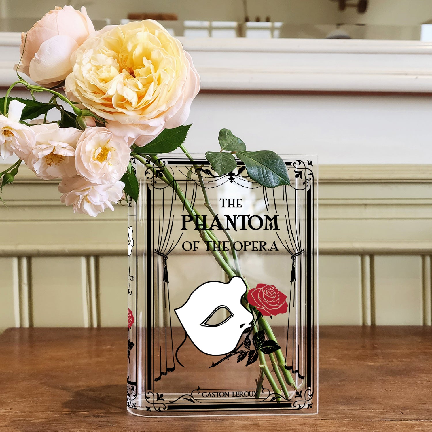 The Phantom of the Opera Acrylic Book Vase