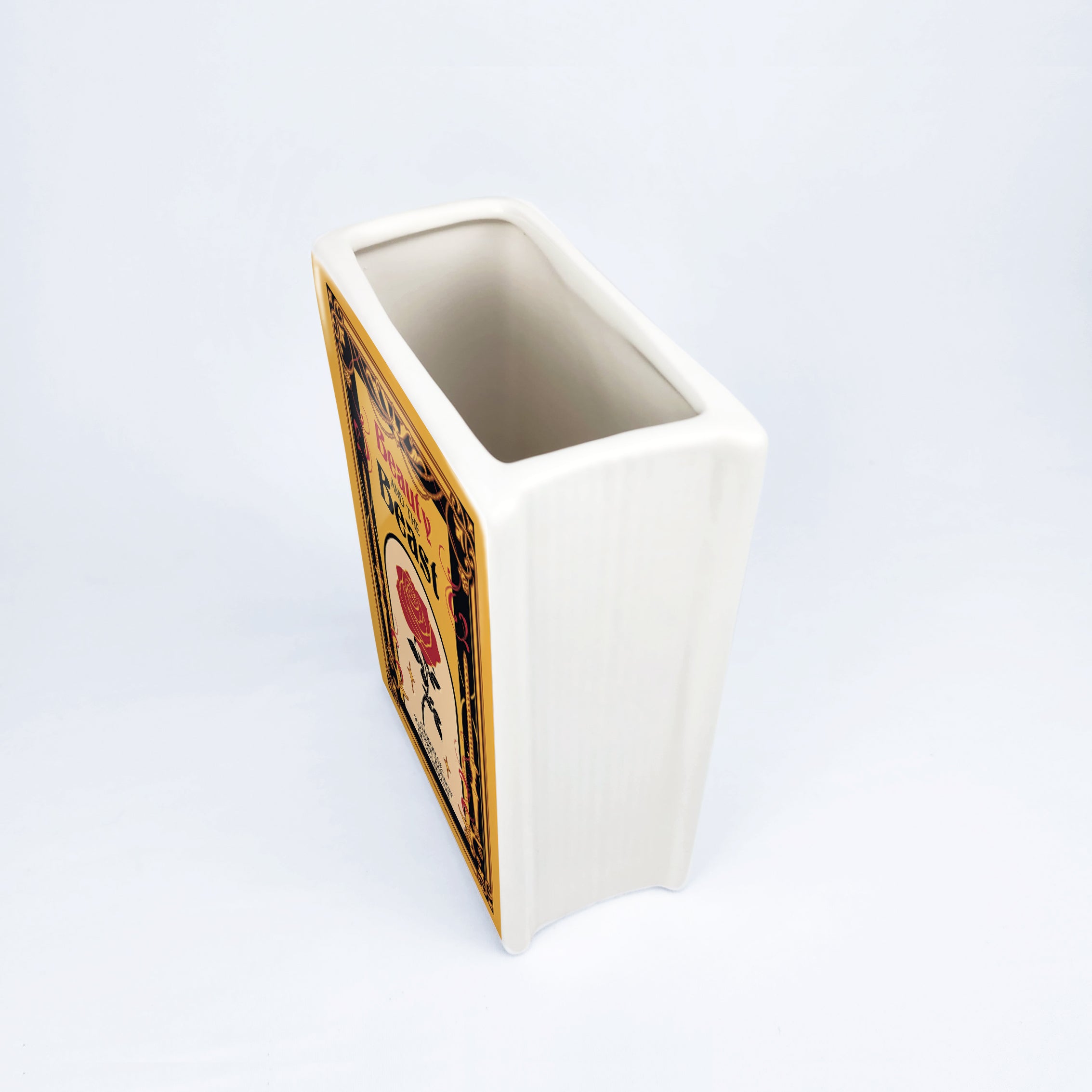 Beauty and the Beast Ceramic Book Vase - Small