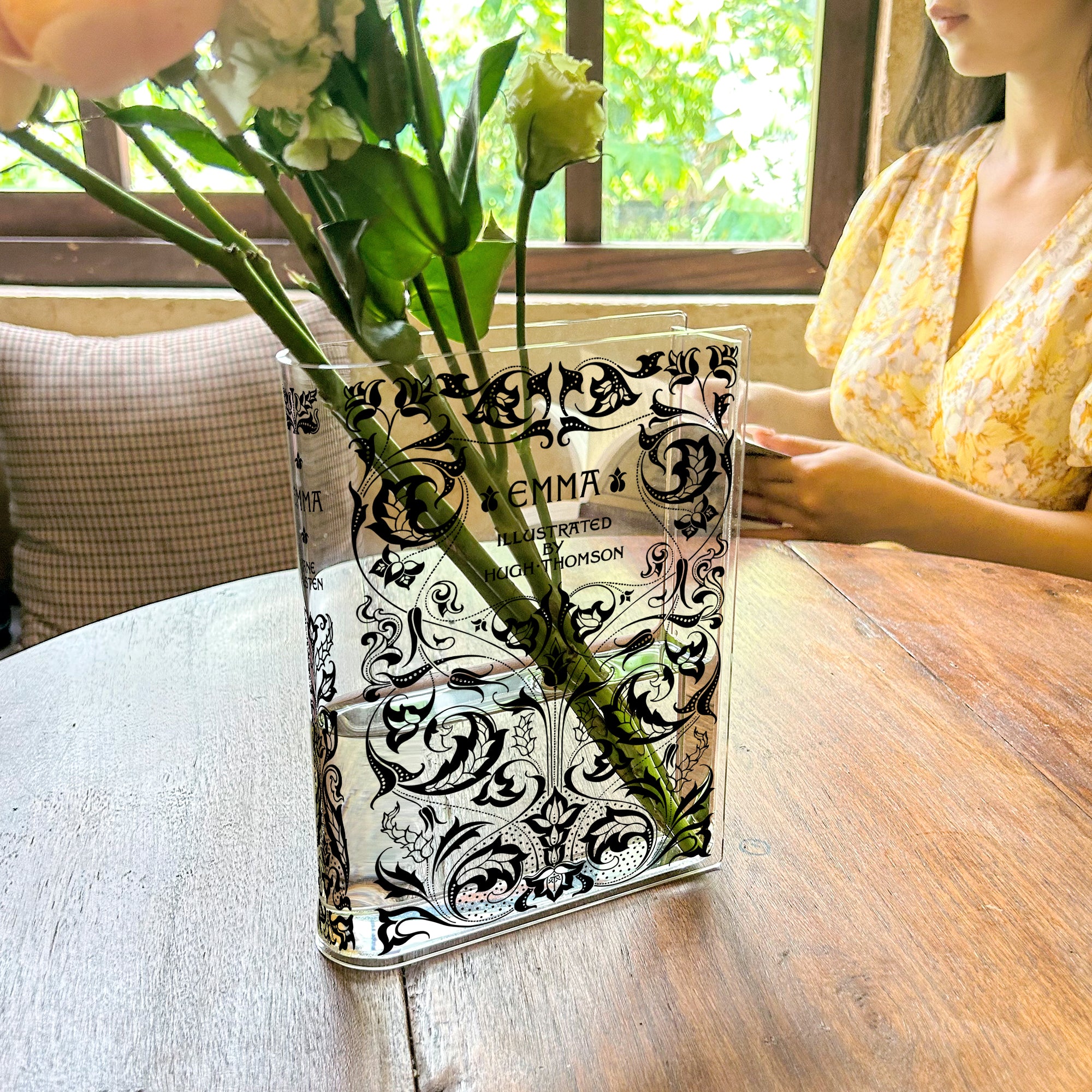 Emma Acrylic Book Vase