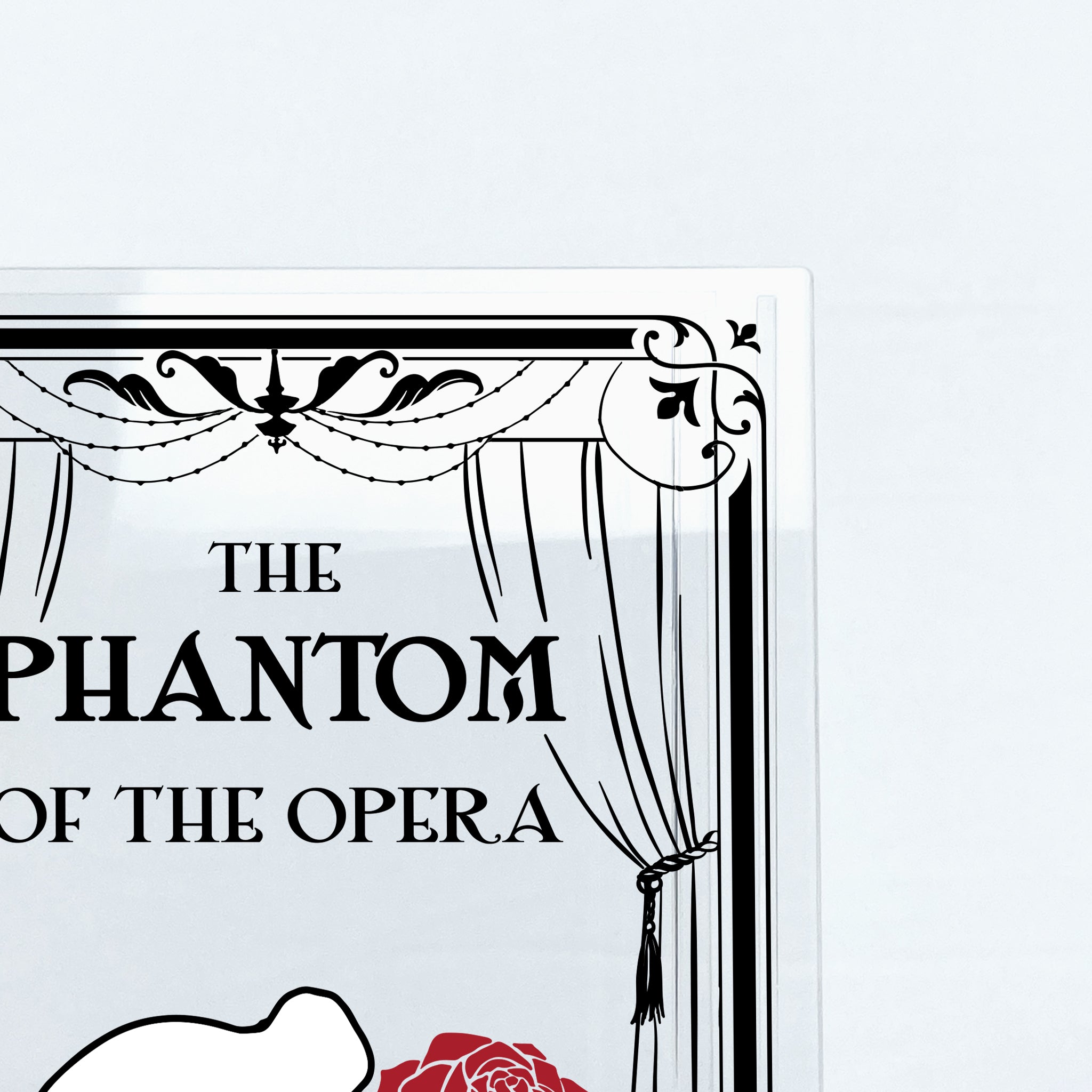 The Phantom of the Opera Acrylic Book Vase