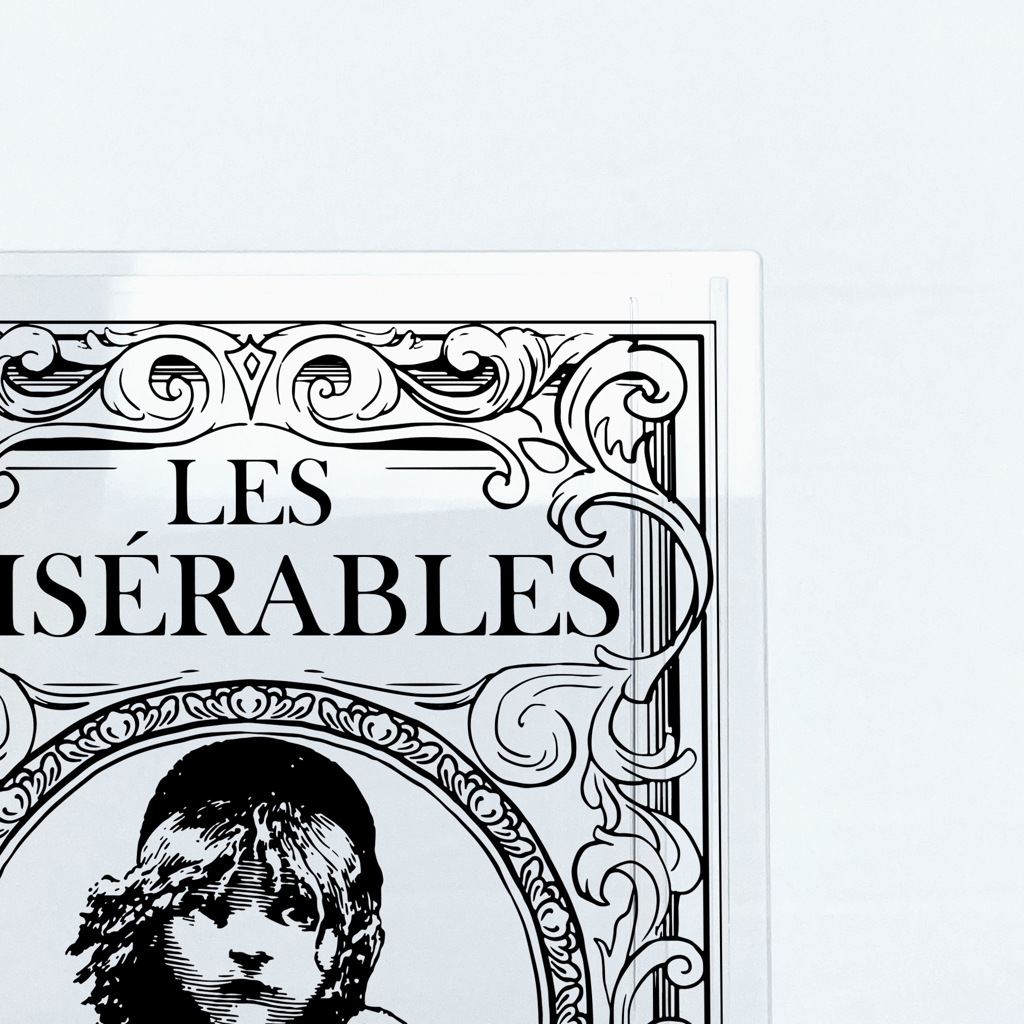 Les Misérables Acrylic Book Vase