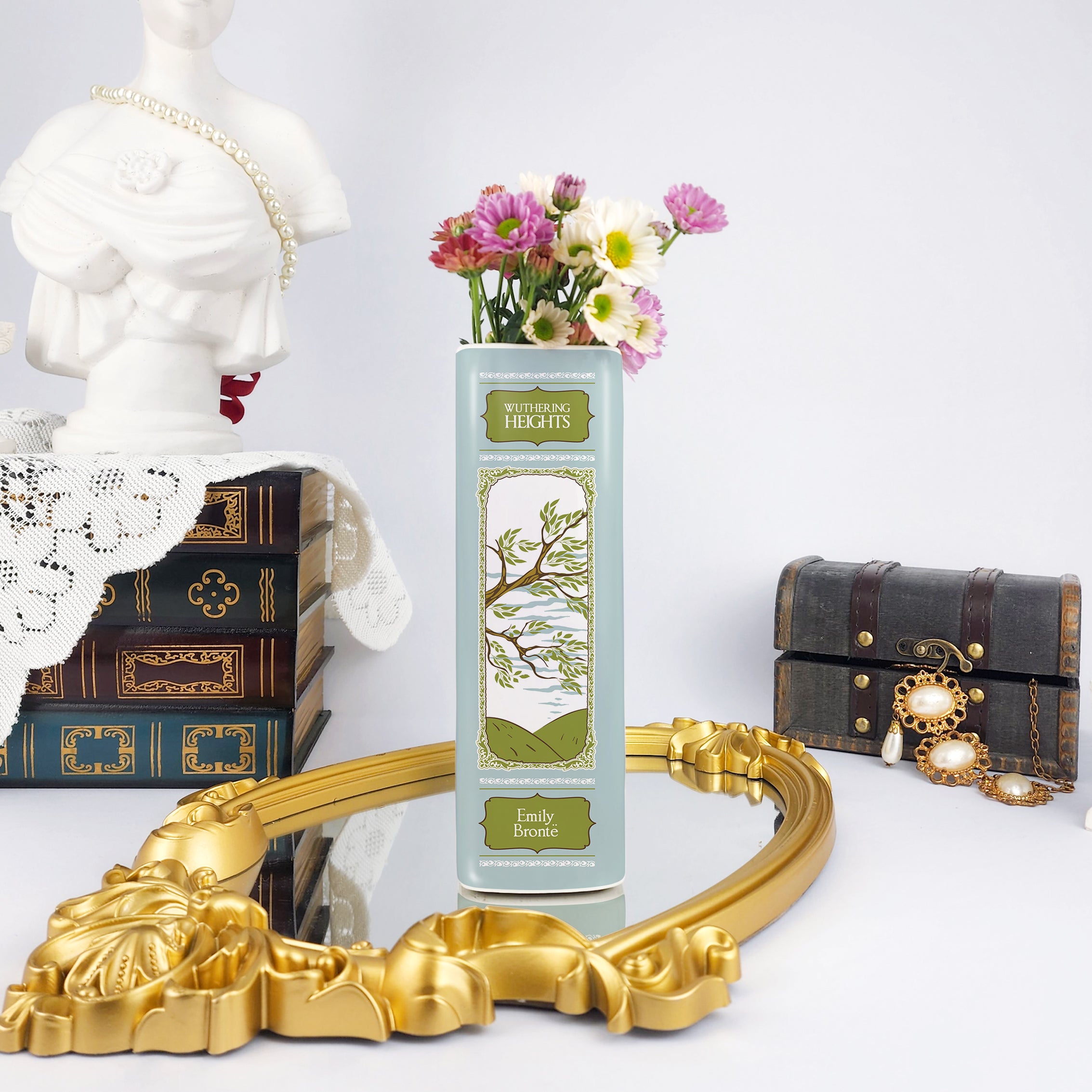 Wuthering Heights Ceramic Book Vase - Large