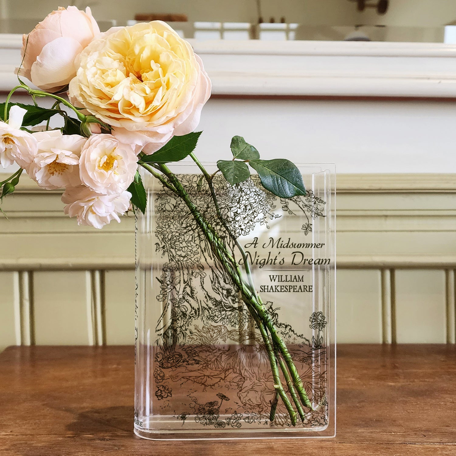 A Midsummer Night's Dream Acrylic Book Vase