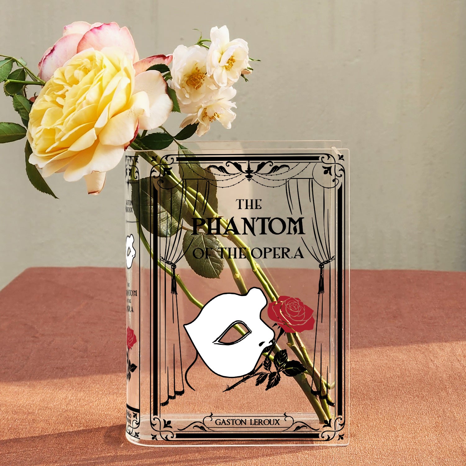The Phantom of the Opera Acrylic Book Vase