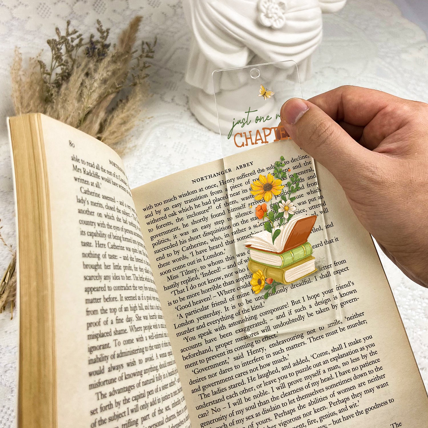 Just One More Chapter Acrylic Bookmark