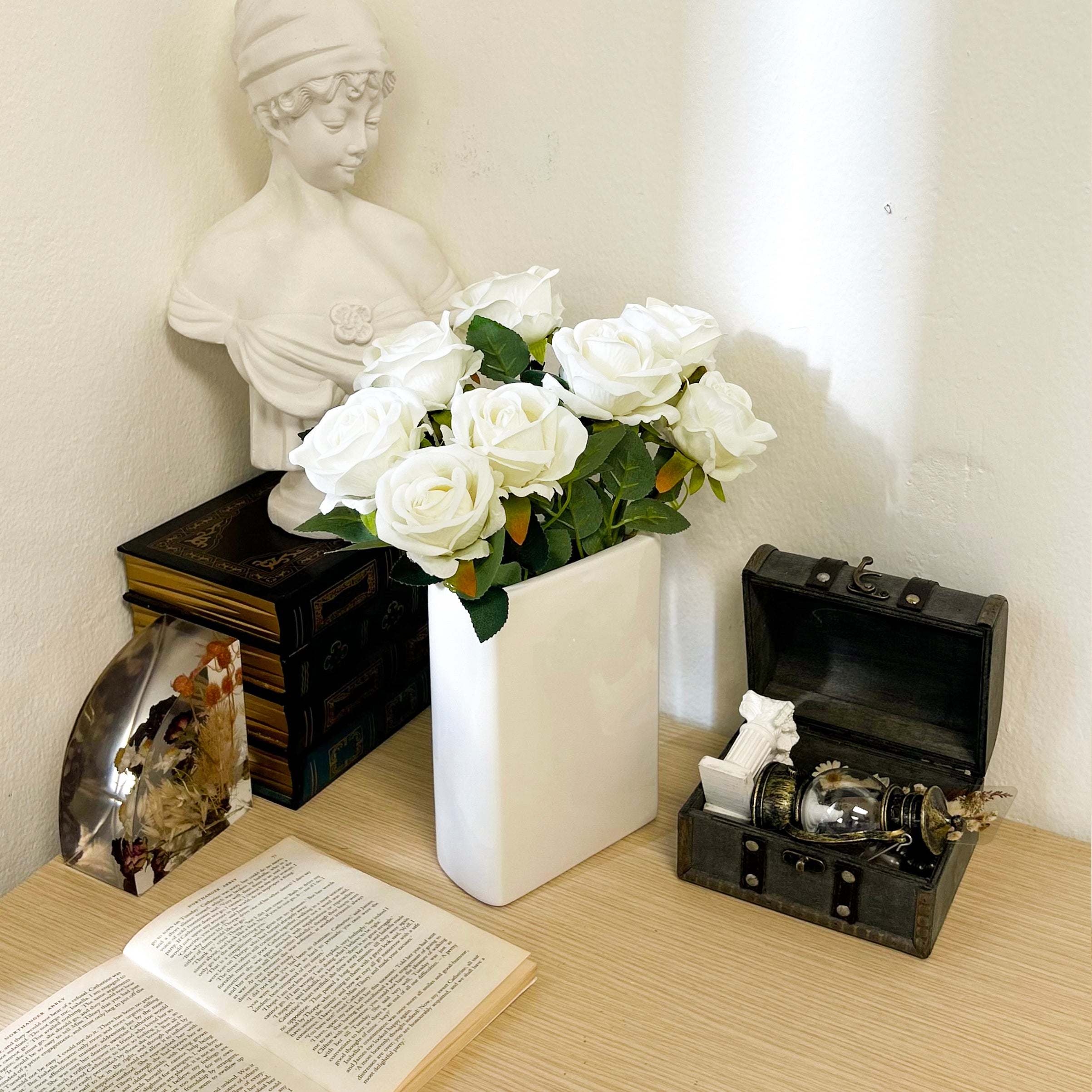 8PCS Artificial Roses