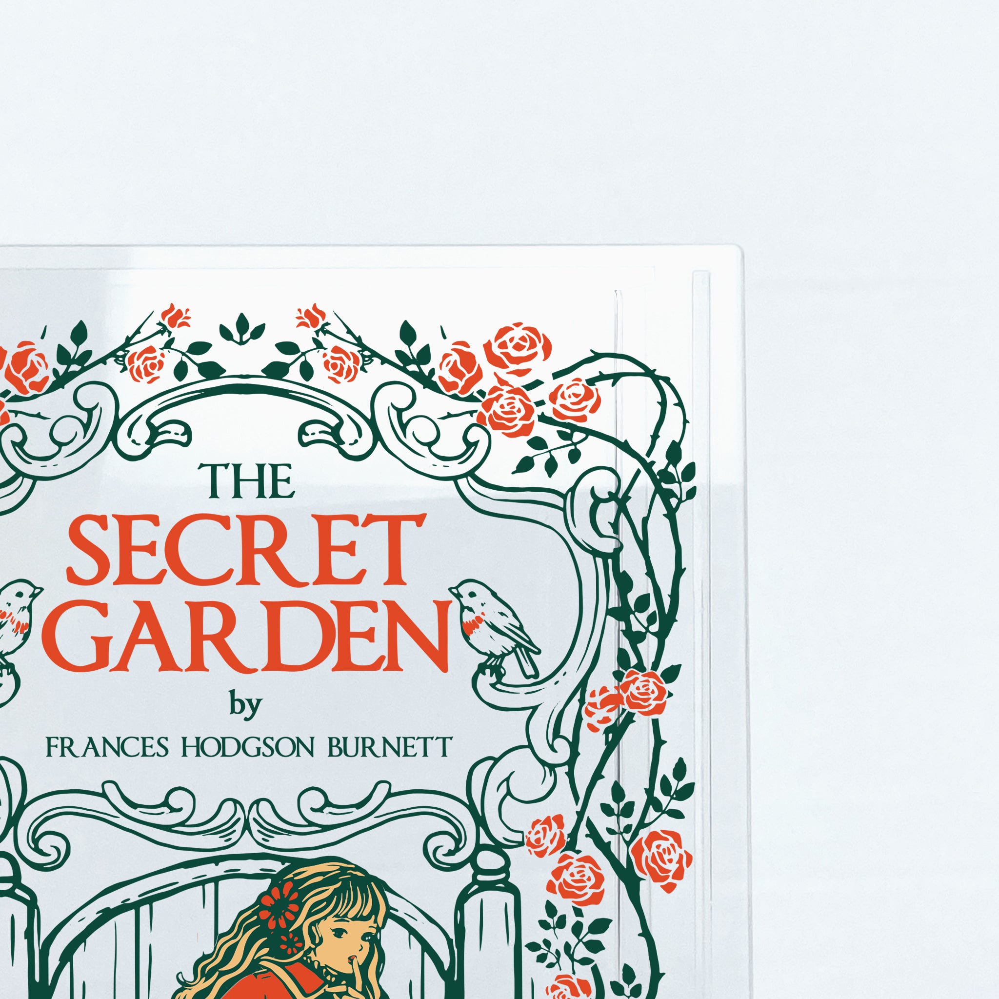 The Secret Garden Acrylic Book Vase - Blonde
