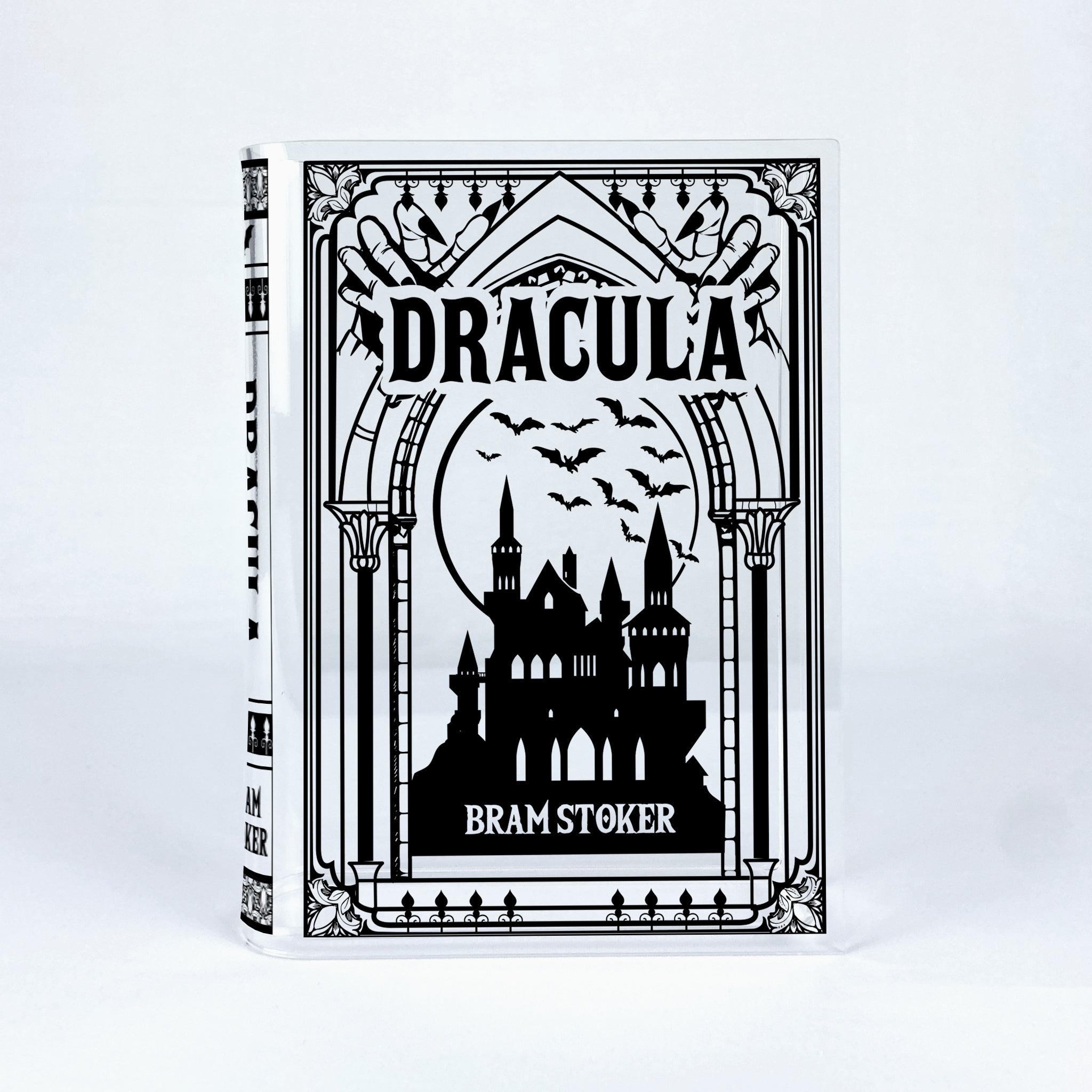 Dracula Acrylic Book Vase - Black