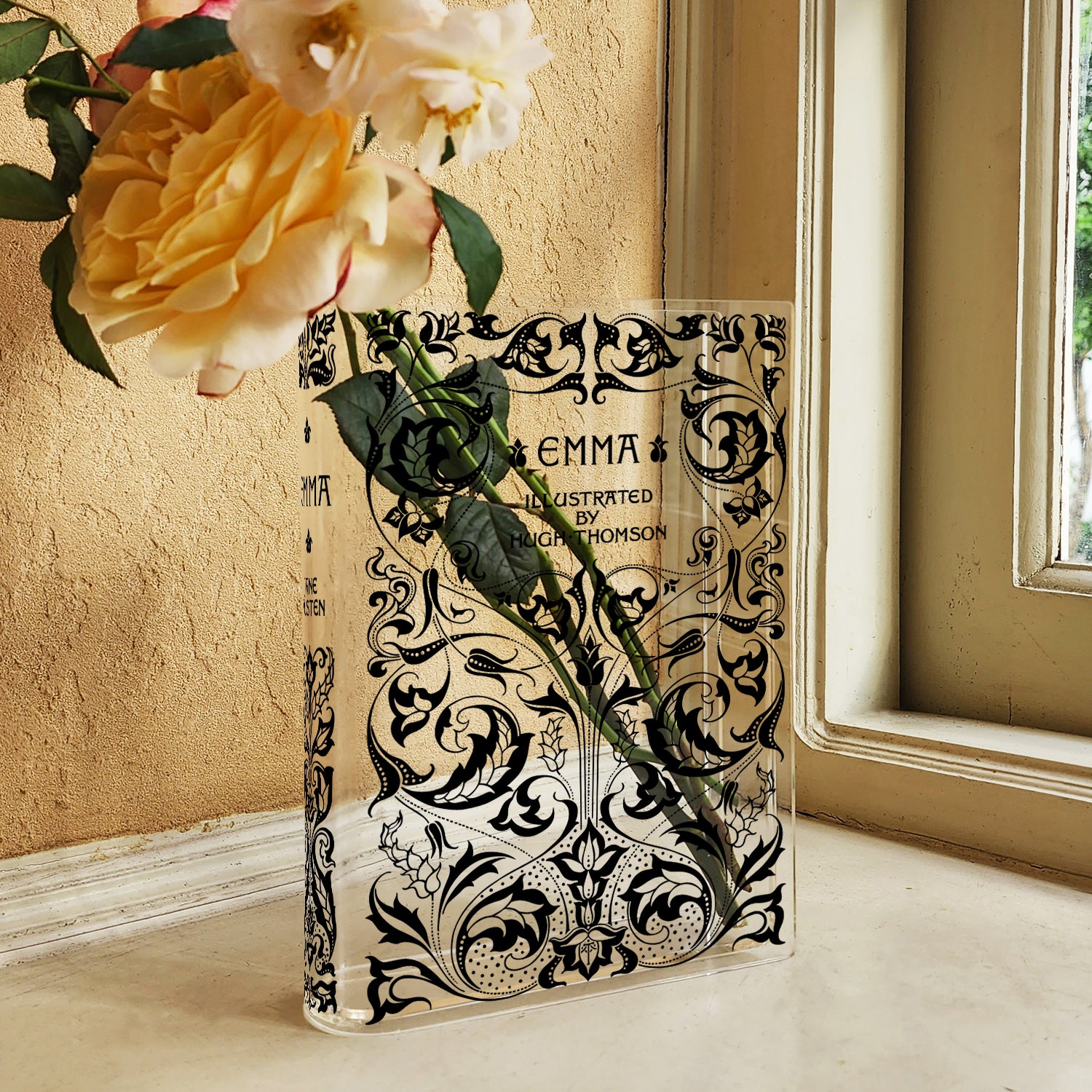 Emma Acrylic Book Vase