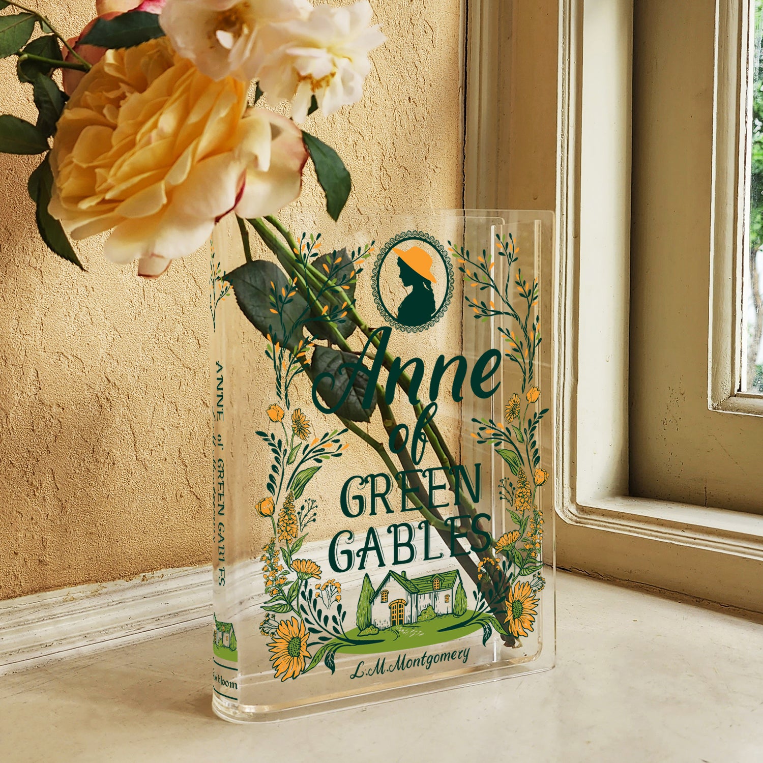 Anne of Green Gables Acrylic Book Vase - Colorful