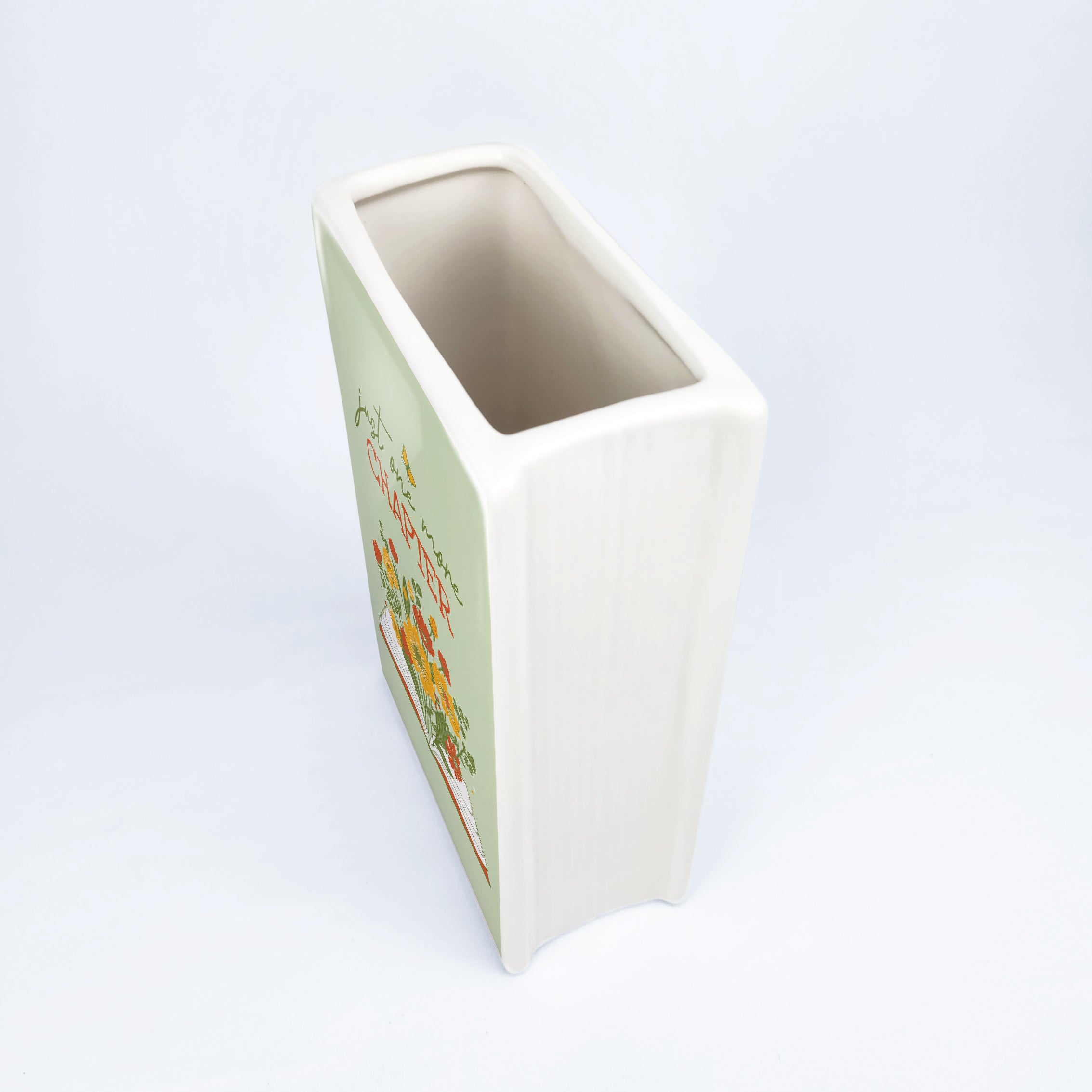 Just One More Chapter Ceramic Book Vase - Large